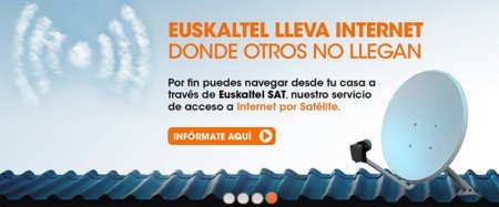 Euskaltel renueva su apuesta por el satélite como alternativa para zonas aisladas