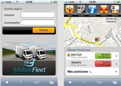 MobileFleet, control de flotas vía iPhone