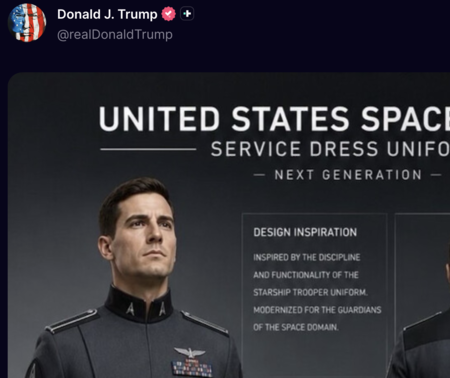 Uniforme fuerza espacial estados Unidos