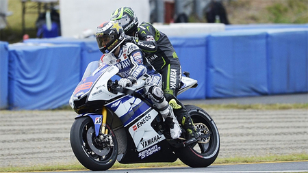 Jorge Lorenzo Cal Crutchlow Motegi 2012