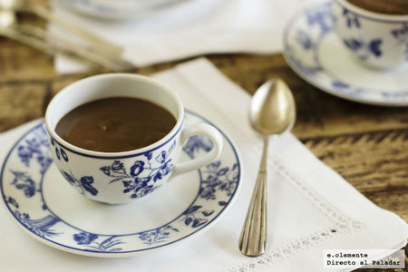 Pudding de café con leche. Receta