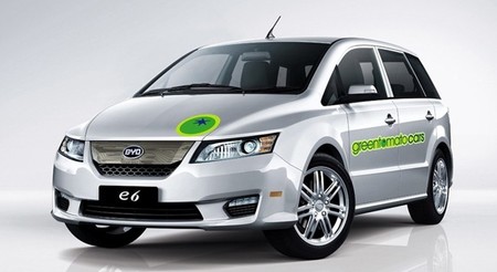 50 taxis eléctricos BYD E6 para Londres