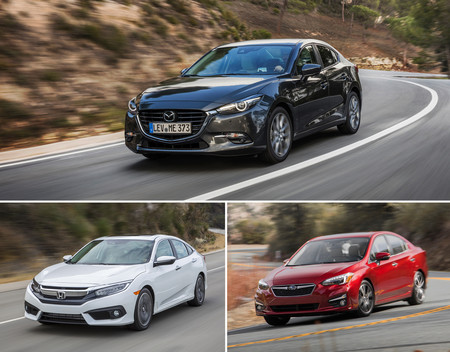 Mazda3 Vs Subaru Impreza Vs Honda Civic 3