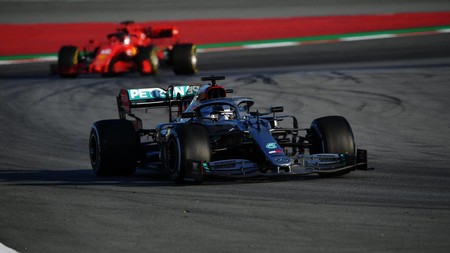 Hamilton Leclerc Montmelo F1 2020