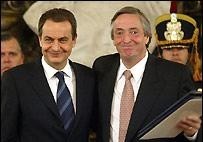 Zapatero garantiza inversiones a Argentina