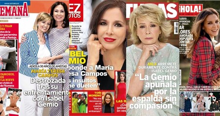 El fuerte temporal de Isabel Gemio y la plenitud de Mar Flores: estas son las portadas de la semana del 13 de enero
