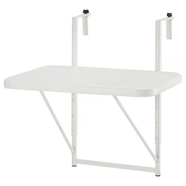 TORPARÖ Mesa de terraza, blanco, 50 cm
