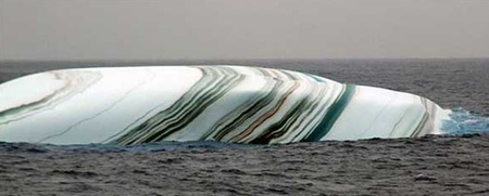 Un iceberg de colores