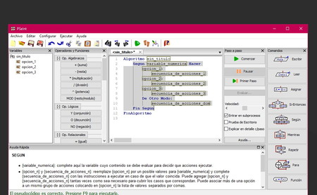 PSeInt, un intérprete de pseudocódigo para empezar a estudiar programación