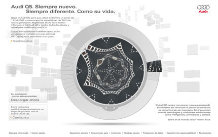 Microsite del Audi Q5