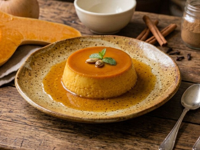 Cómo hacer un flan de calabaza con pocos ingredientes: queda cremosito, delicioso y en poco tiempo
