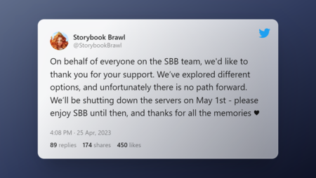 Tweet By Storybook Brawl