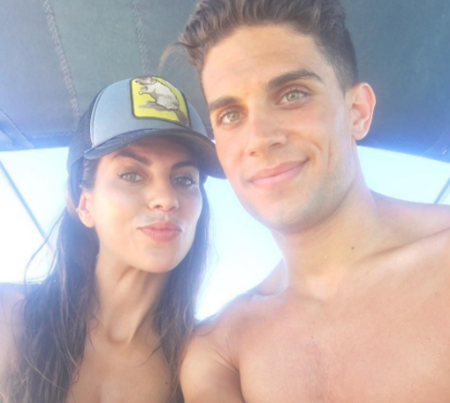 Melissa Jiménez y Marc Bartra: fin de vacaciones y a otra cosa mariposa
