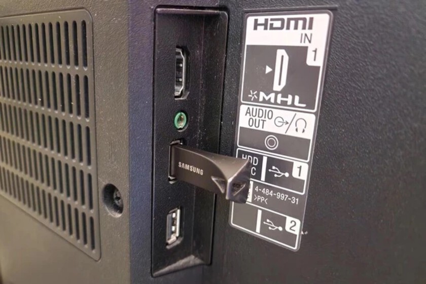 USB en una tele