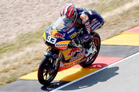 Marc Márquez primero en la FP1 del GP de Alemania 2010 de 125