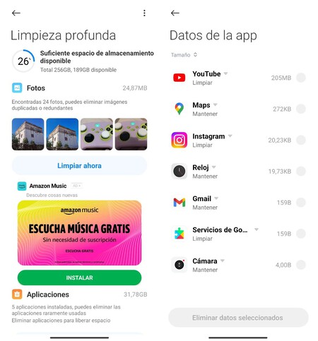 Limpieza Profunda Xiaomi