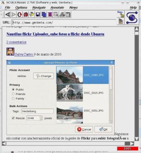Vuelve a la web de hace 17 años