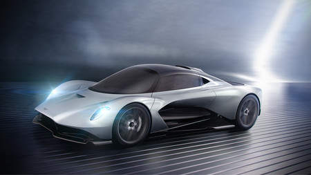 Este es el Aston Martin AM-RB 003 un mini Valkyrie híbrido también clasificado como "hypercar"