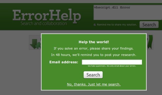 ErrorHelp, buscador de errores para tu sistema operativo