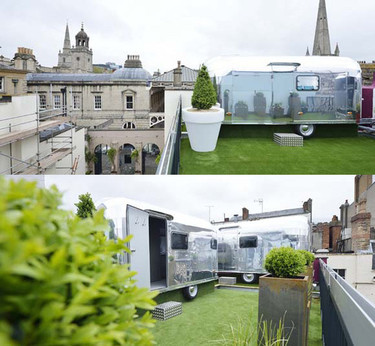 ¿Dormir en una caravana en el ático? Puedes en la Brooks Guesthouse de Bristol