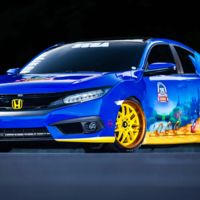 ¿Te acuerdas de Sonic? Honda sí, y celebran los 25 años del erizo con este espectacular Civic