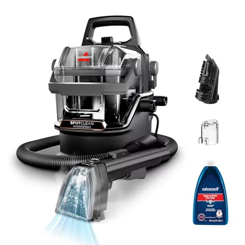 BISSELL SpotClean HydroSteam, Aspiradora de Agua Tapicería, Lava Aspiradora con Tecnología HydroSteam