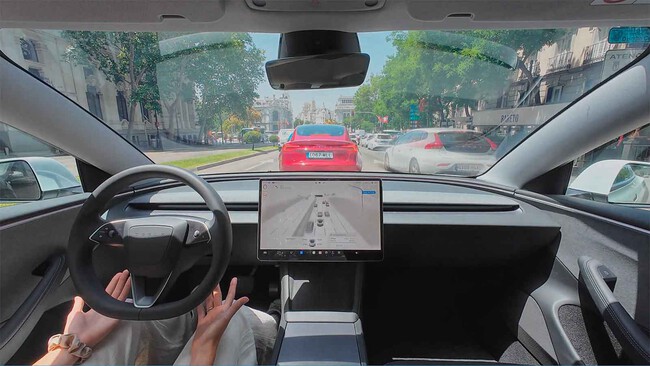 Tesla Madrid Model 3 Autónomo