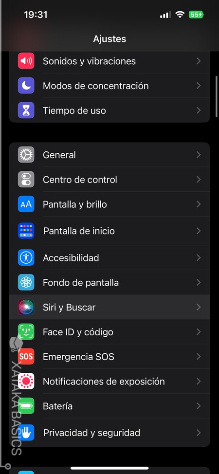 Siri Y Buscar