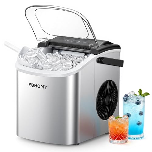 EUHOMY Máquina de Hielo 12Kg/24H