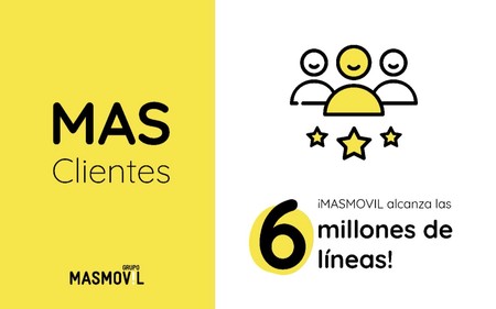 MásMóvil marca récord de captación de clientes y EBITDA en el primer trimestre, gracias a la fibra