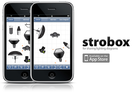 Strobox, esquemas de iluminación en el iPhone