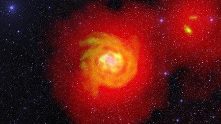 Descubierto un río de hidrógeno que fluye a través del espacio
