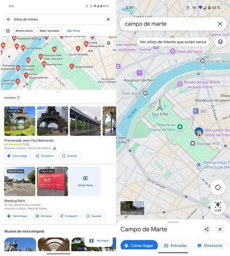 左側は、より目立つアイコンを備えた古いインターフェイスです。もう 1 つの画像は、背景が白の新しいアイコンを備えた現在のデザインです。