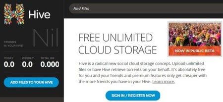 Hive, almacenamiento en la nube que descarga torrents por nosotros