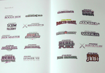 20 logotipos de videojuegos de 'Star Wars' cancelados