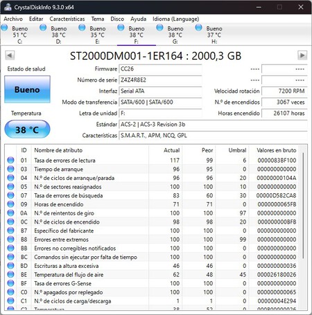 Imagen De Crystaldiskinfo