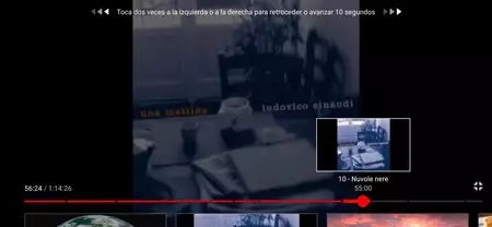 Youtube Android チャプター