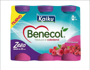 Benecol Zero Frambuesa es un producto con sabor a fruta para cuidar la salud
