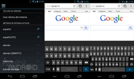 Teclado PC en Android