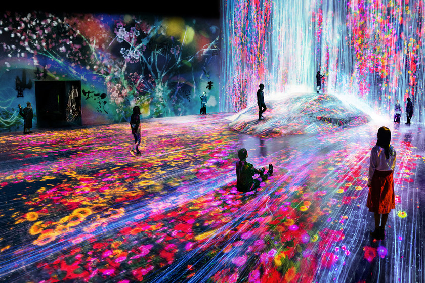 Llega Borderless Art el primer museo de arte digital en Tokio
