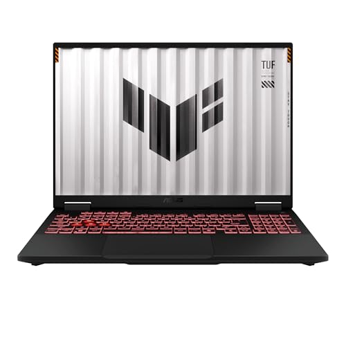 ASUS TUF Gaming A16 FA608UM-RV005 - Ordenador Portátil Gaming de 16" WUXGA 165Hz (AMD Ryzen 7 260, 32GB RAM, 1TB SSD, NVIDIA RTX 5060 8GB, Sin Sistema Operativo) Gris Jager - Teclado QWERTY español