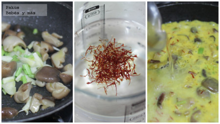 Risotto Azafran Bebes