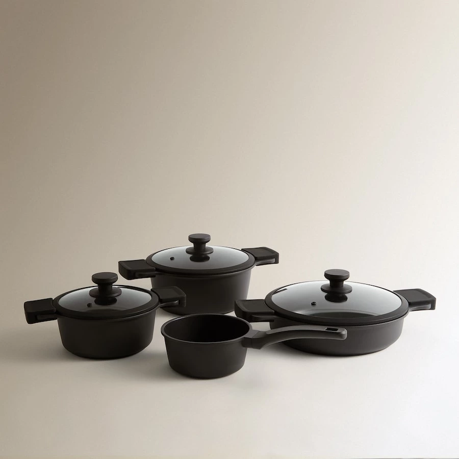 Batería de cocina 4 piezas de aluminio fundido Excellent Pro El Corte Inglés