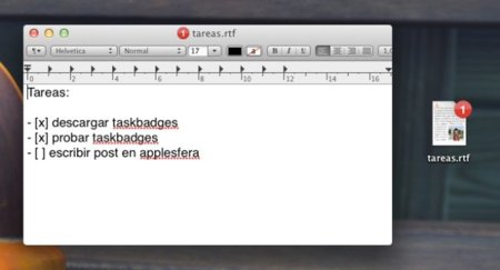 TaskBadges, convierte tus archivos de texto en listas de tareas