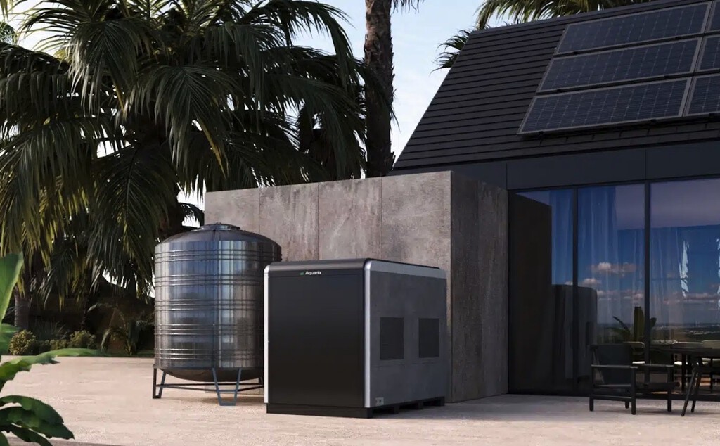 Esta fuente de agua potable funciona con solo energía solar: convierte hasta 500 litros al día directamente del aire 