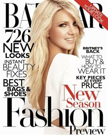 Britney Spears (bueno, eso dicen) para 'Harper's Bazaar'