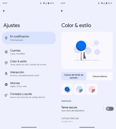 Read You Ajustes Y Estilo