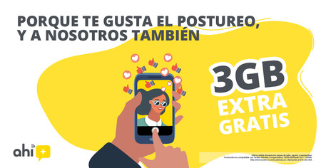 Ahí+ regala hasta 10 GB adicionales y el servicio Ahí+ TV a sus clientes de móvil este verano