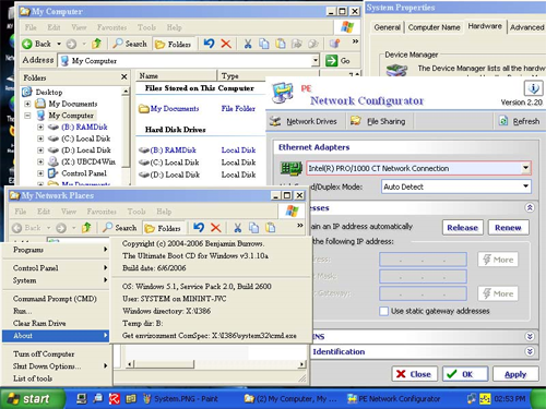 UBCD4WIN disco autoarrancable para arreglar Windows