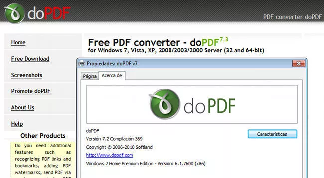 doPDF virtual printer